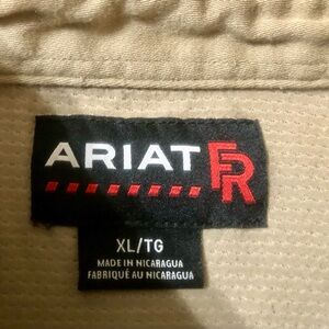 ARIAT FR / CAT 2 style. Men’s XL khaki, long sleeve, button down shirt. LNWOT